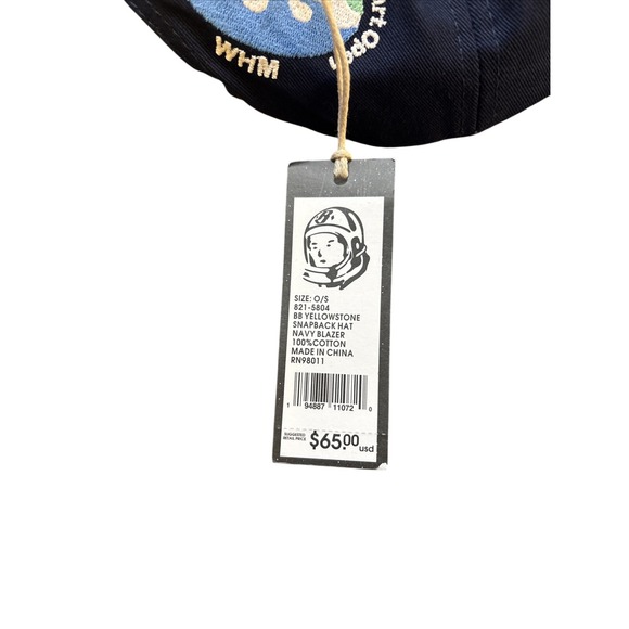 Billionaire Boys Club Navy Snapback Hat PlanITS Dont Grow On Trees Bear WHM - Picture 10 of 10